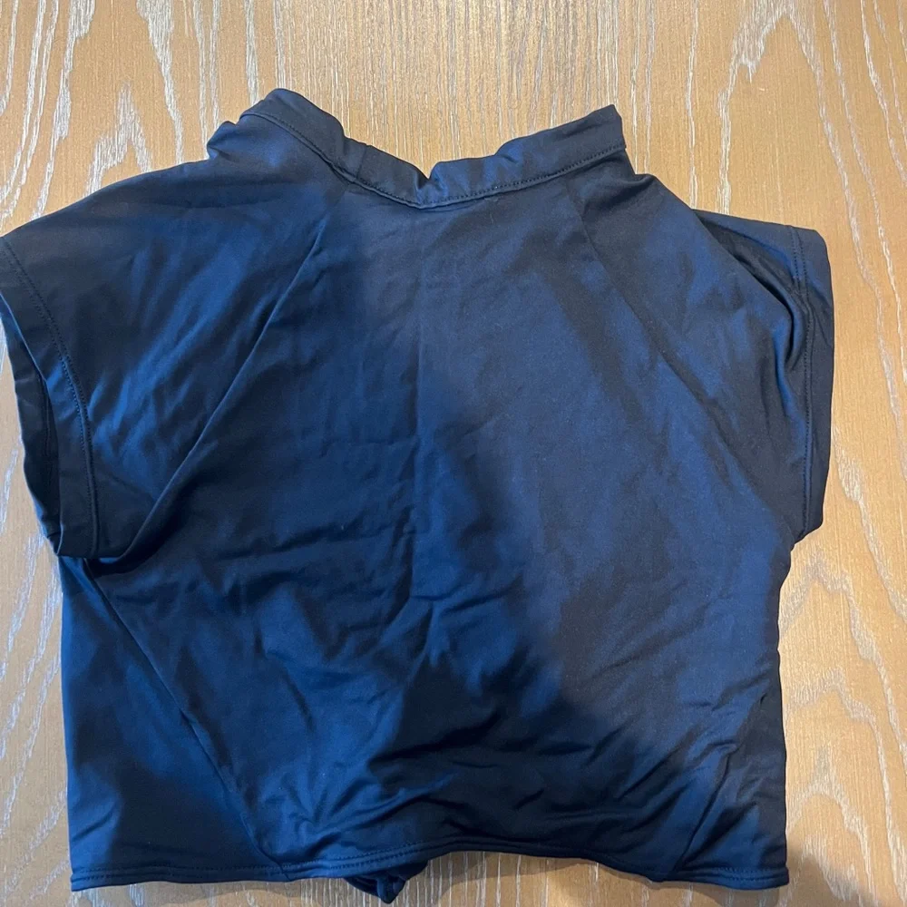 Frankie’s Bikinis Black Bathing Suit Top